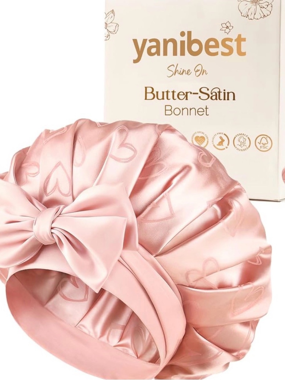 Yanibest Butter-Satin Butter-Satin Hair Bonnet